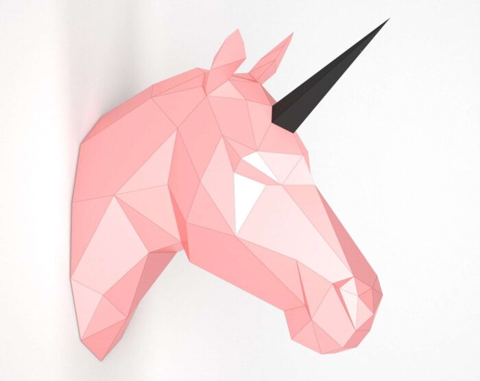 Unicorn Head Wall Sculpture
