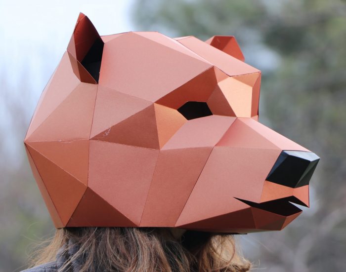 Bear Mask Paper Craft