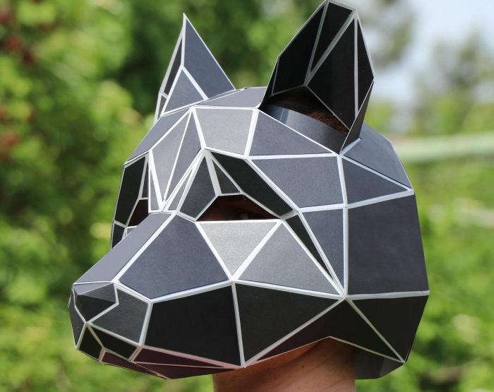wolf mask paper craft