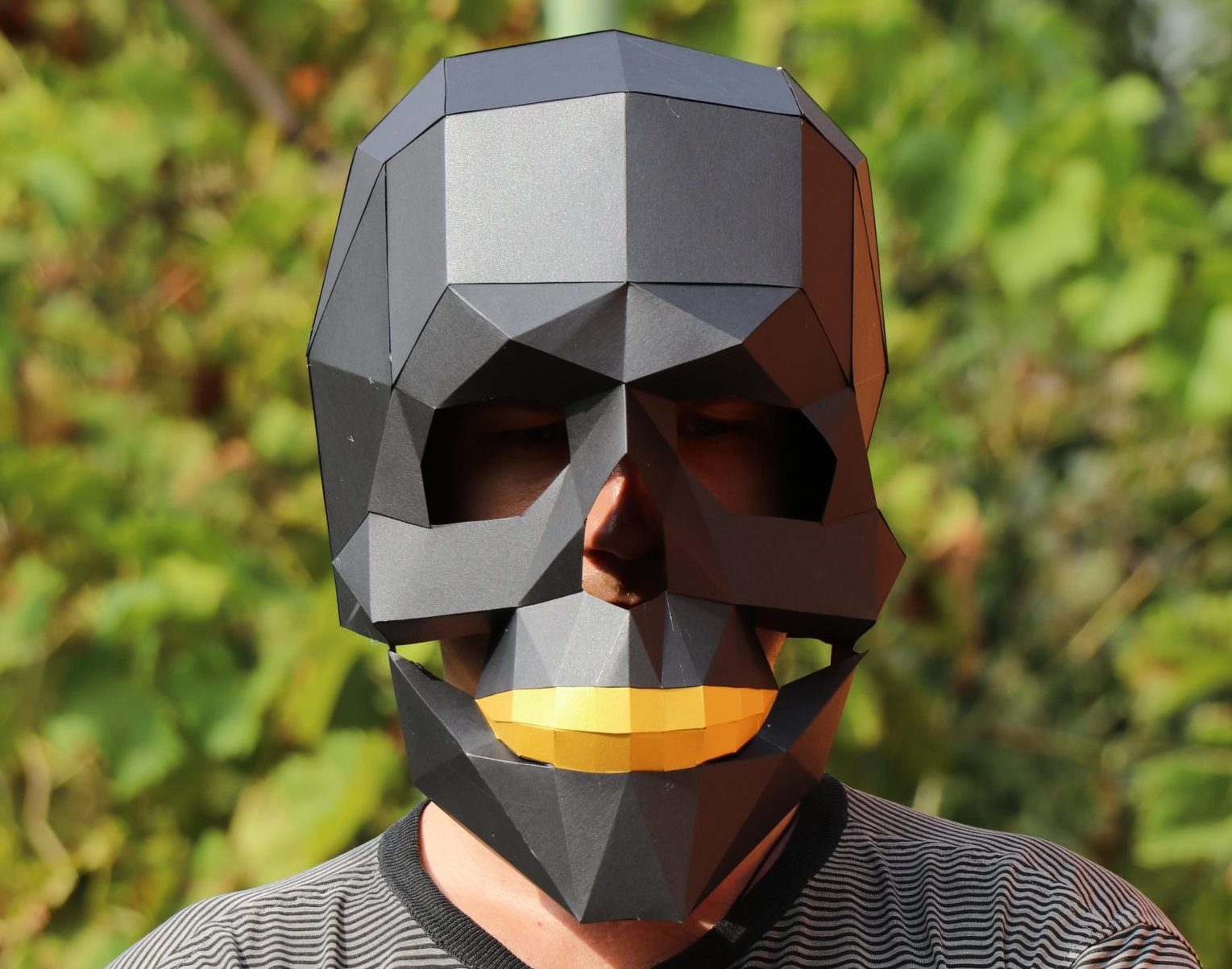 Heel veel goeds werknemer Voorschrift Human Skull Mask DIY, Low Poly Mask Skull, Paper Craft Mask Skull, Pdf  Template 3D Mask - LACRAFTA