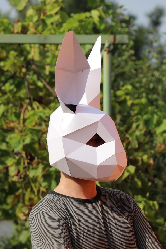 Masque de lapin Créations en papier