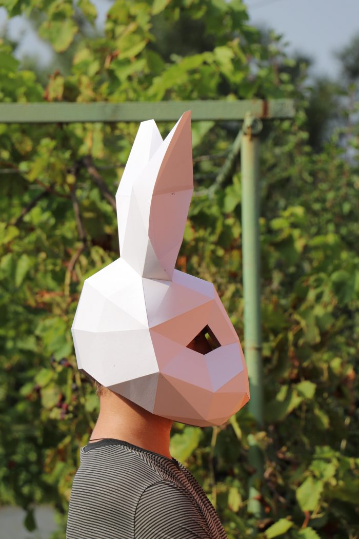 Masque de lapin Créations en papier