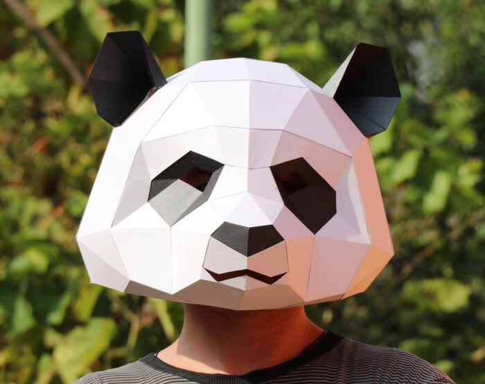 panda mask paper mask