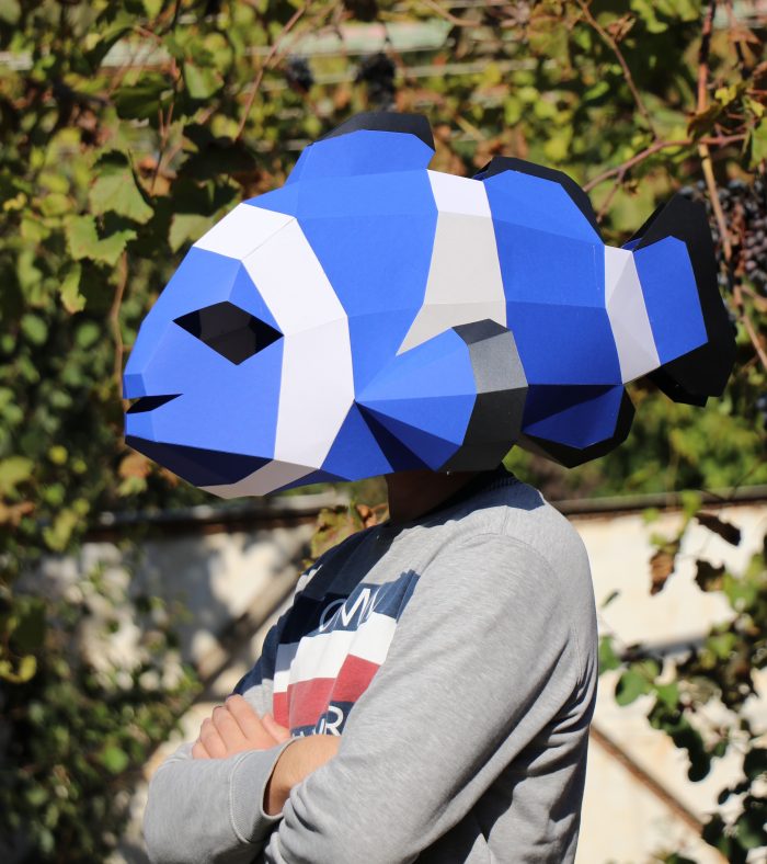 Fish Nemo papercraft maski
