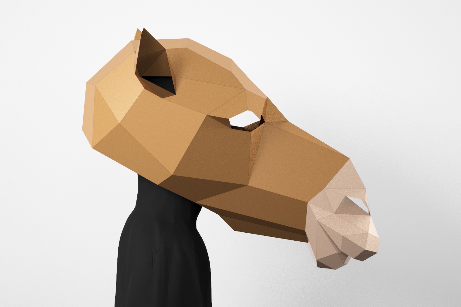 camel-low-poly-mask-diy-poligonal-mask-camel-pdf-template-for-3d