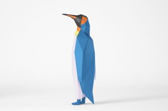 Emperor penguin (Design 2) PDF template - LACRAFTA