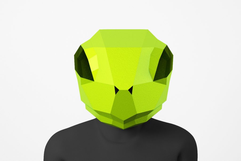 Turtle Mask PDF Template DIY - LACRAFTA