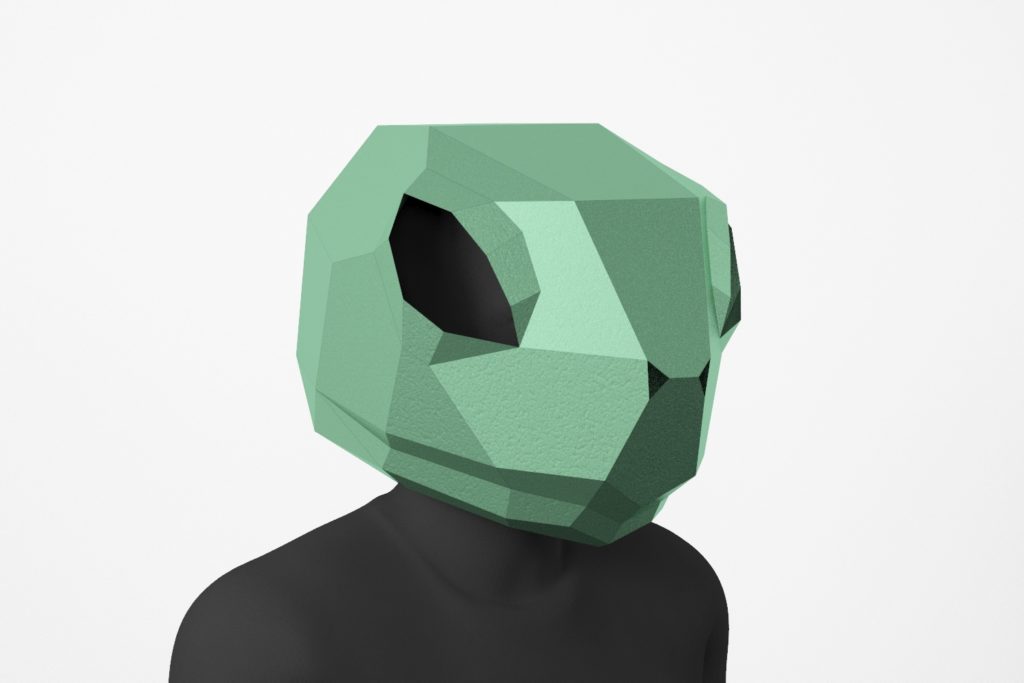 Turtle Mask PDF Template DIY - LACRAFTA