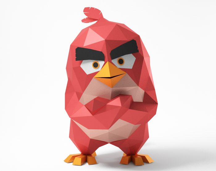 Angry Birds kağıt El İşi
