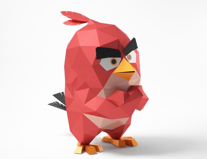 Angry Birds -paperikäsityö