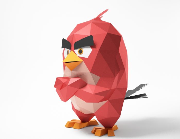 Χάρτινη χειροτεχνία Angry Birds