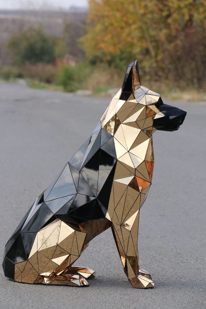 Deutscher Schäferhund Papierhandwerk