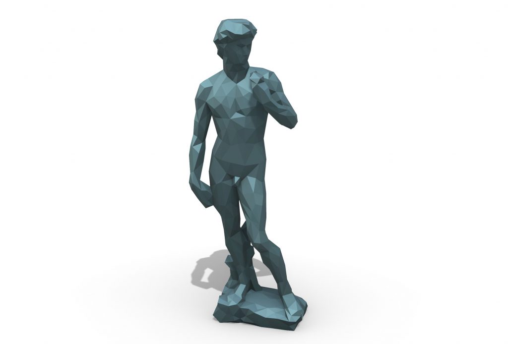 Sculpture of David Paper Craft Template A4 - LACRAFTA