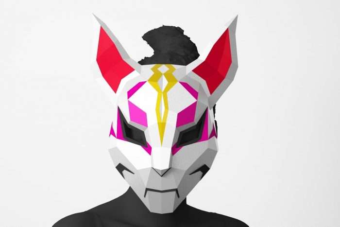 Fox Mask Fortnite เทมเพลตฟรี