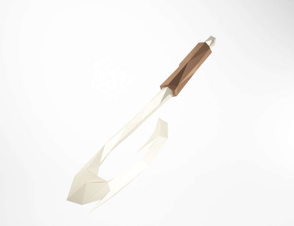 Maori Hook, Free Template PDF, DIY Paper Craft - LACRAFTA
