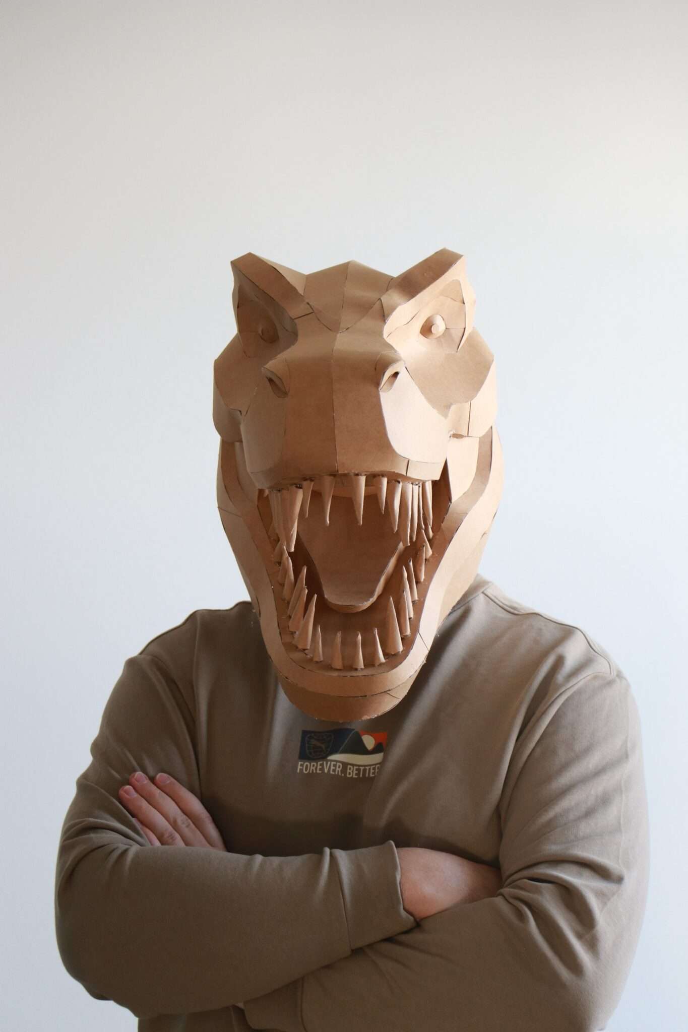 T-Rex Mask Template – DIY EVA Foam & Cardboard Pattern for Cosplay ...