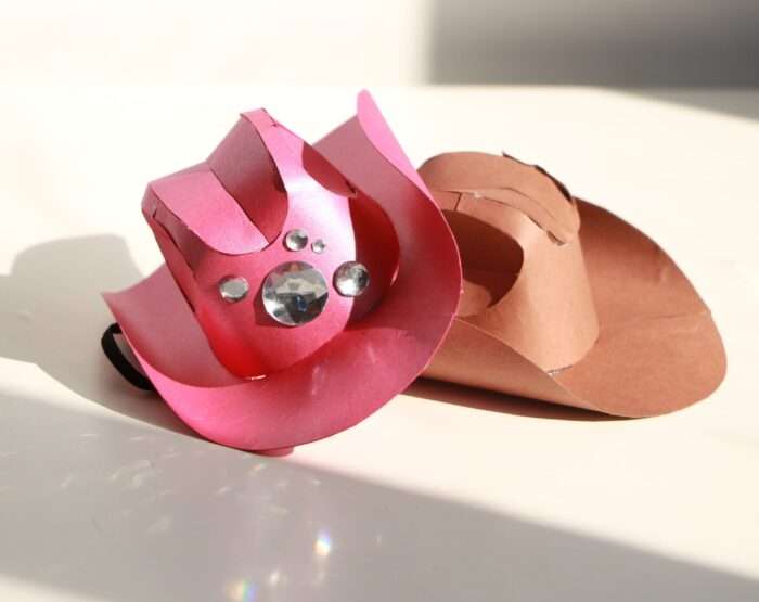 Cowboy Hat Template DIY PaperCraft or Eva Foam, Adjustable Size