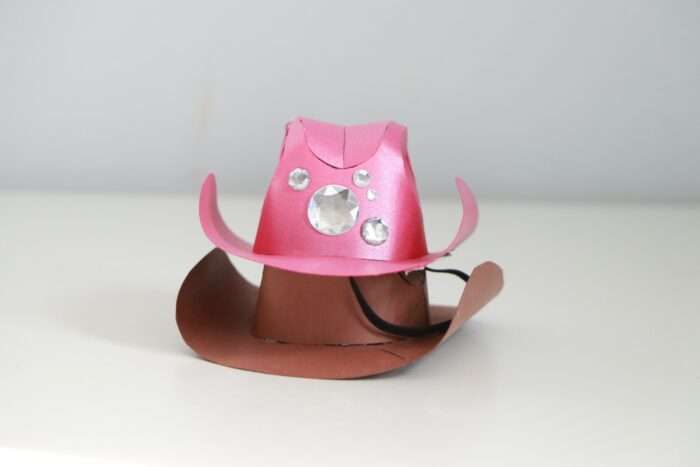 Tanlade 24 Pezzi Mini Cappelli Da Cowgirl Rosa Glitter E Bicchierini A Stivale Per Feste A Tema Cowboy - 3
