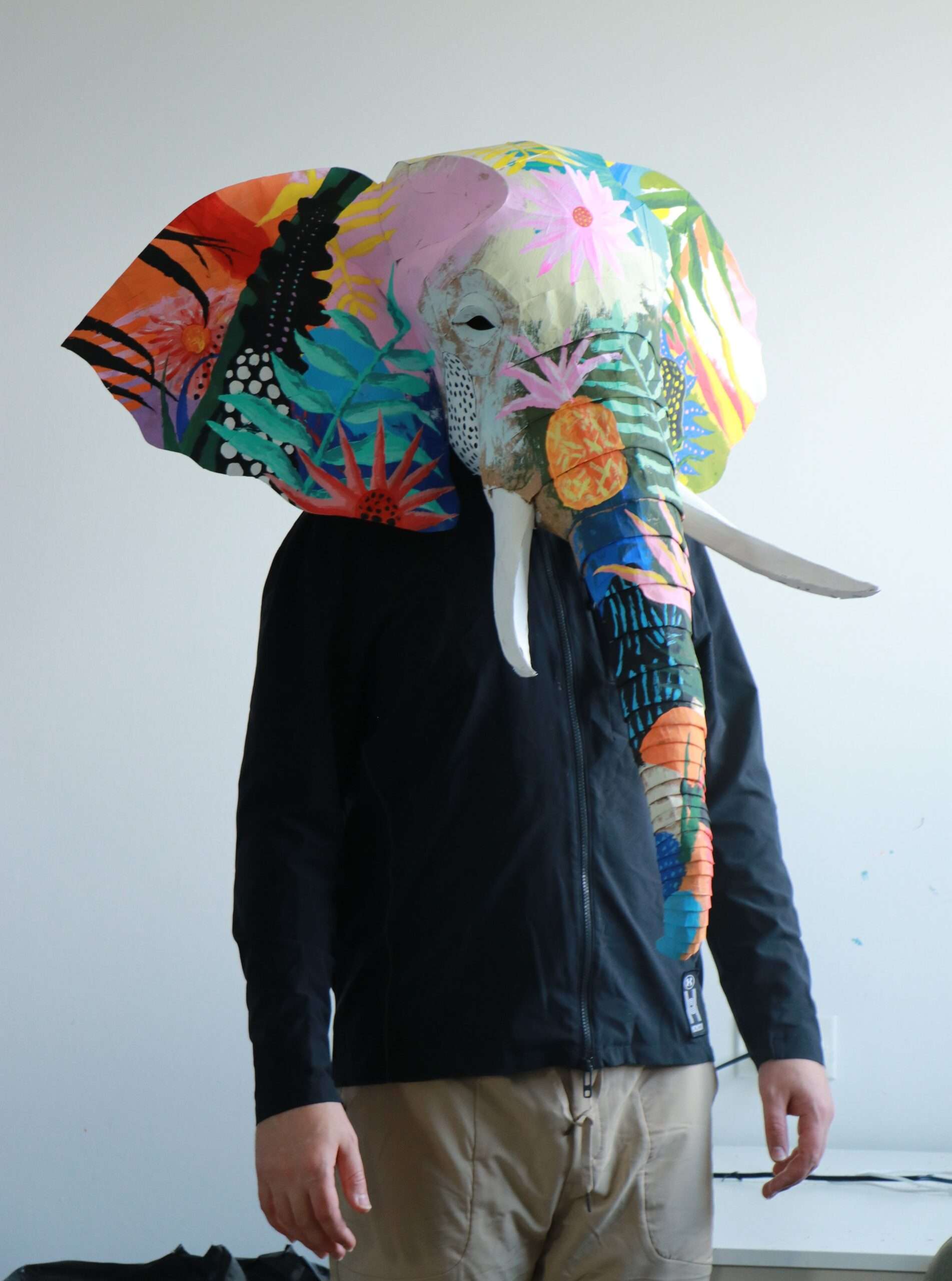 Elephant Mask & Wall Decor (Papercraft & EVA Foam) - Image 10