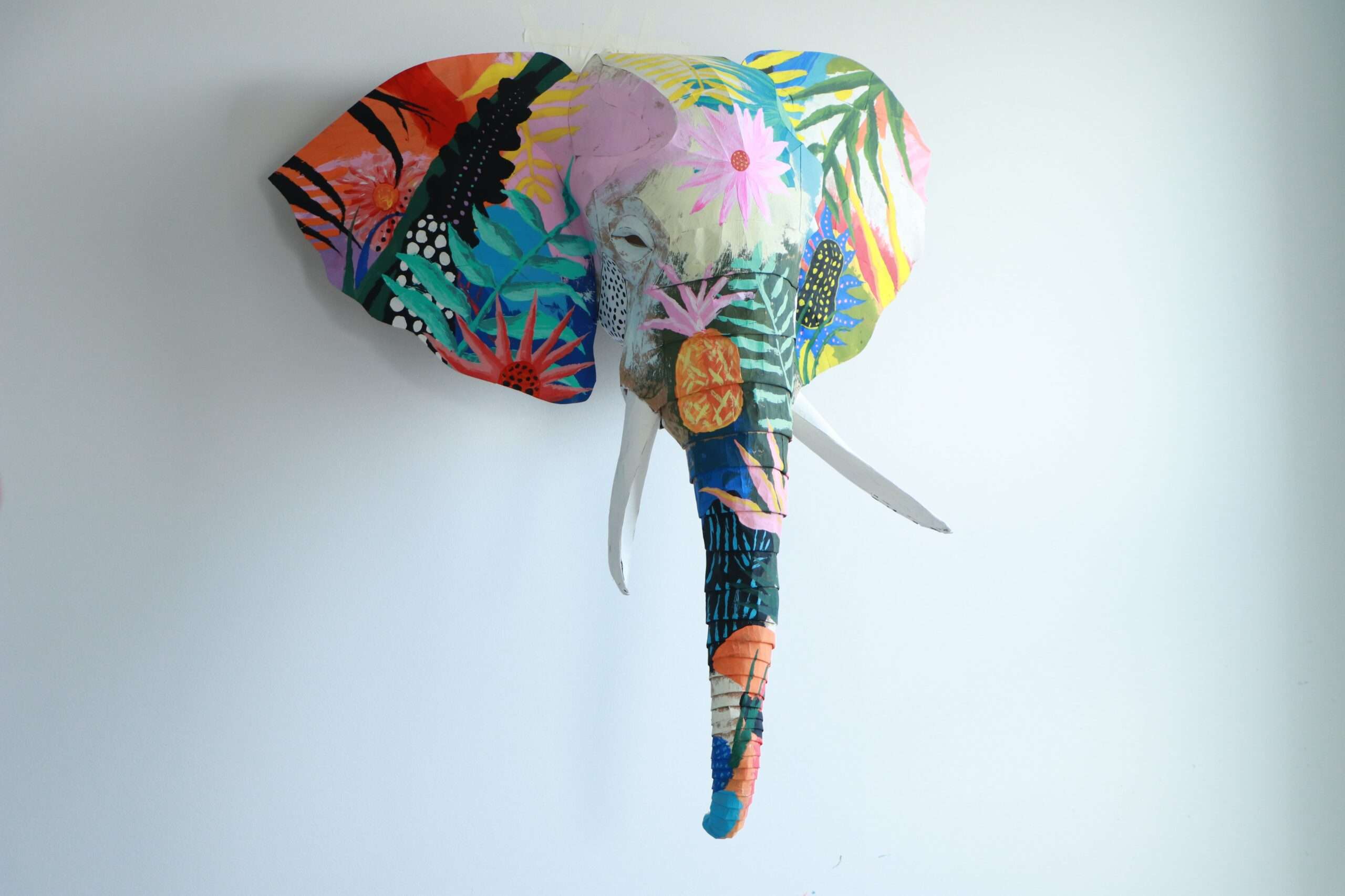 Elephant Mask & Wall Decor (Papercraft & EVA Foam) - Image 14