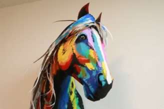 Horse Head Wall Sculpture