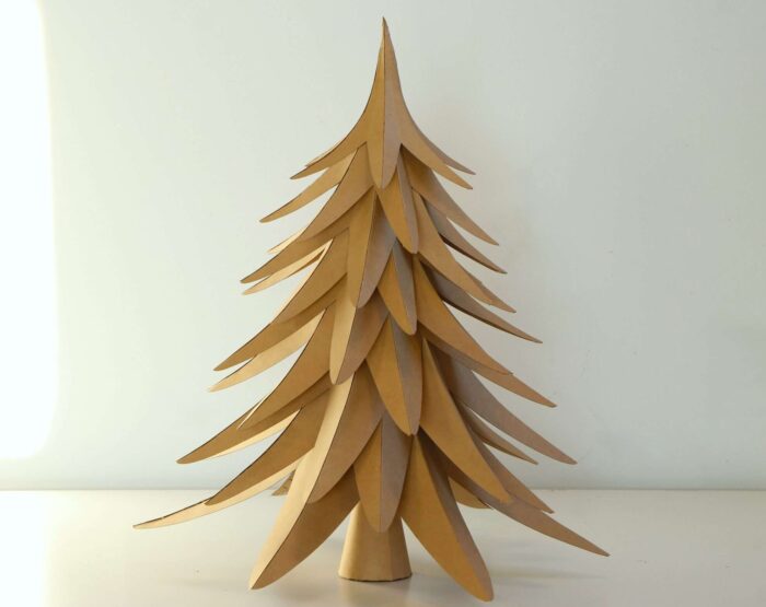 DIY Papkerkaft Christmas Tree with Star – Printable & Cutting Templates (PDF/SVG/DXF)