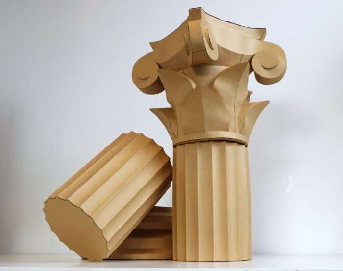 Greek Column Set (Papercraft Template)