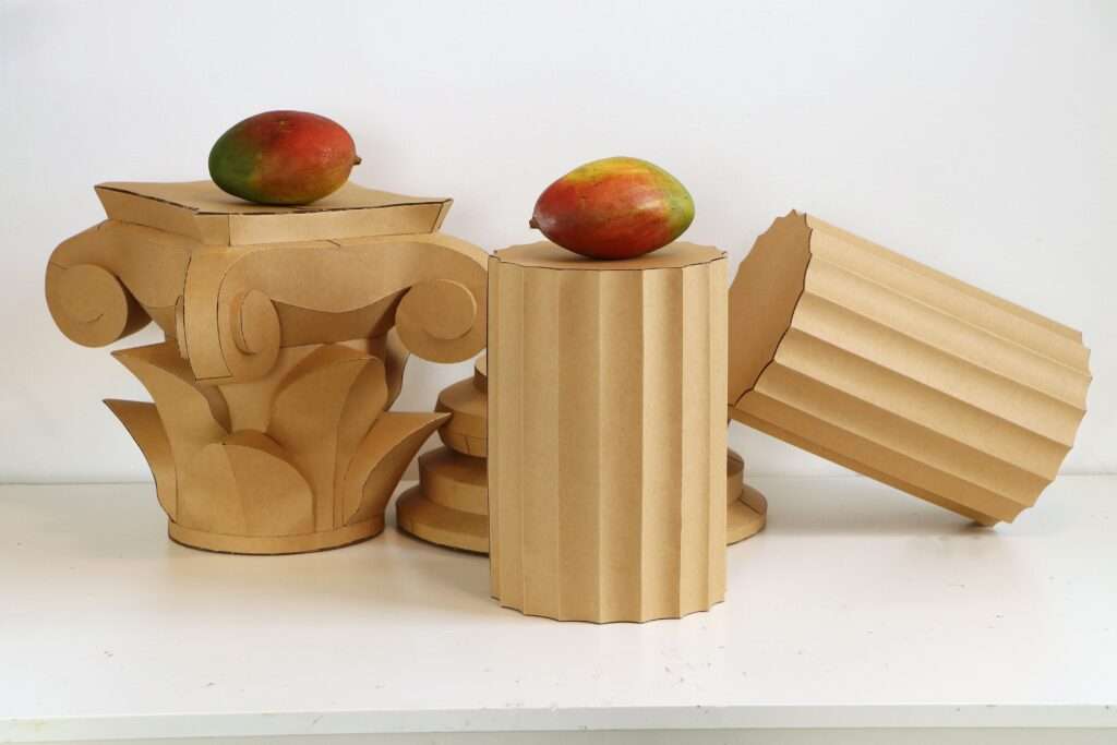 Papercraft Greek Column Template 3 Elements– Printable & SVG-DXF, for ...