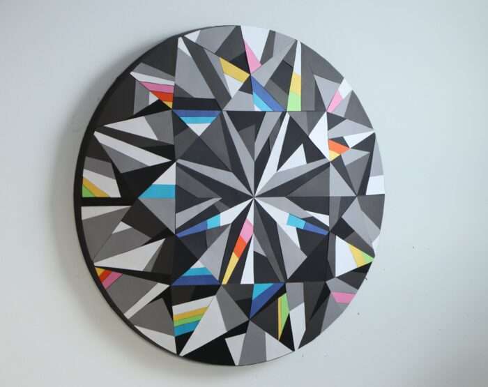 3D Papercraft Crystal Wall Art Canvas – DIY Painting or Mosaic Kit Included