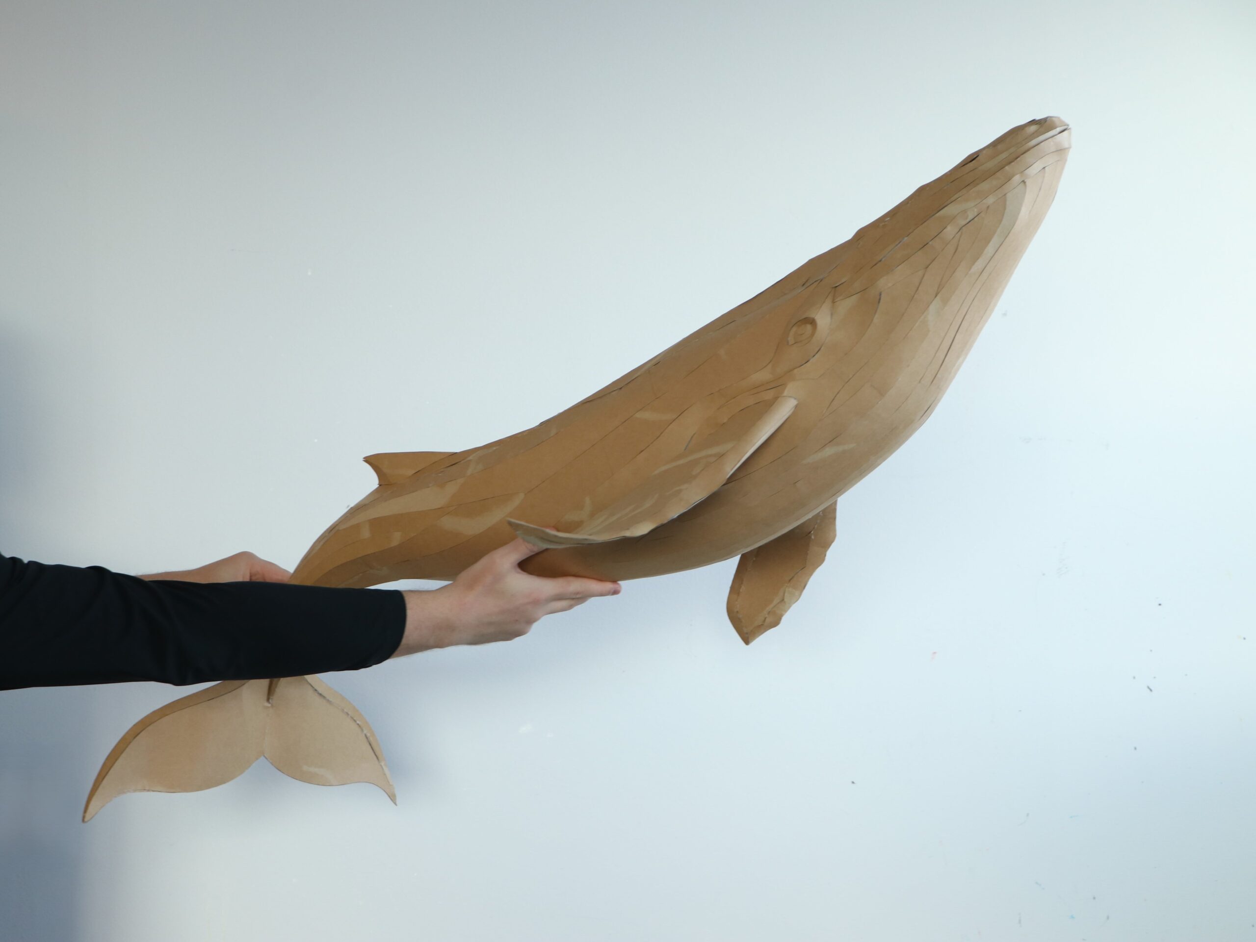 Whale Papercraft Sculpture Template — Paper & EVA Foam DIY Model, Pdf, Dxf, Svg - Image 2