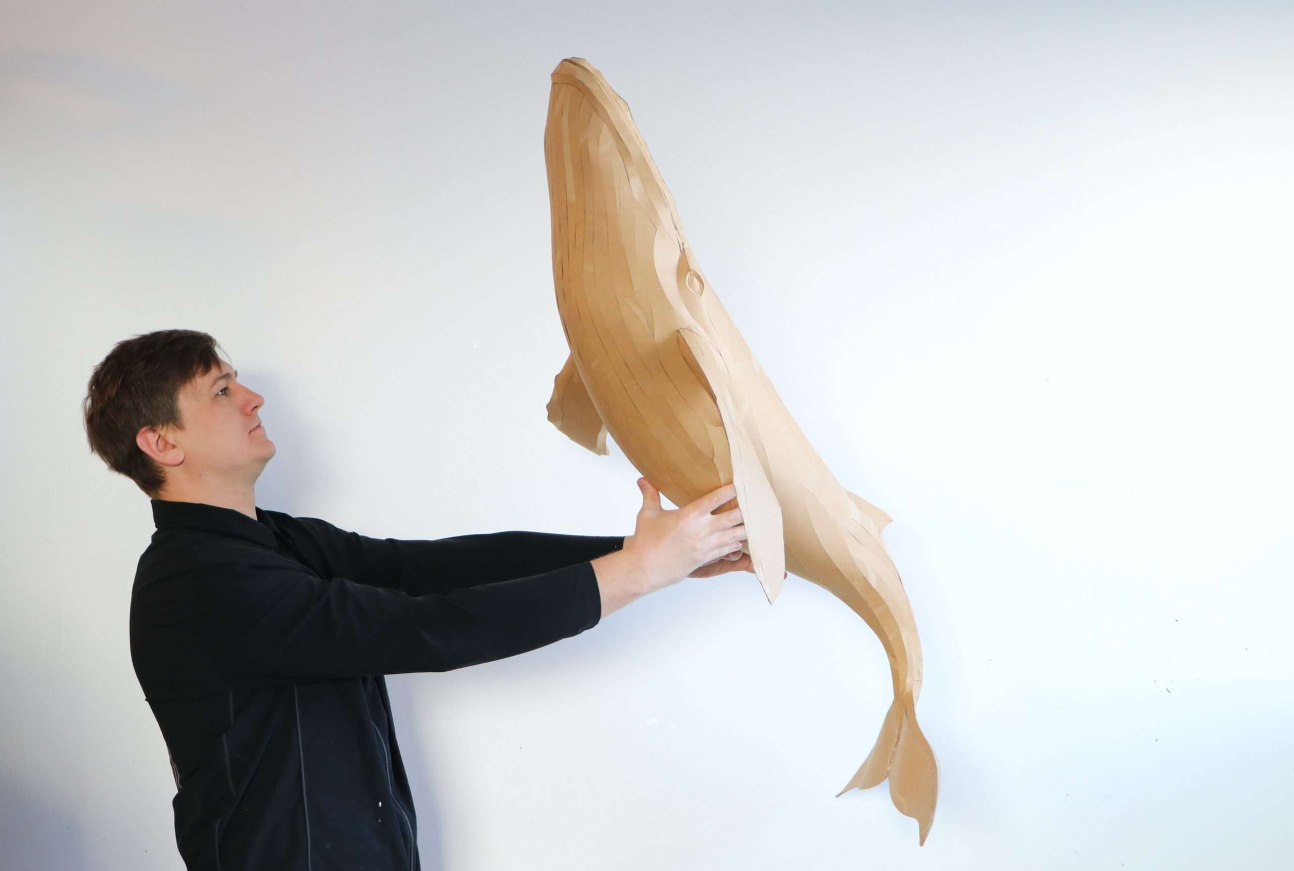 Whale Papercraft Sculpture Template — Paper & EVA Foam DIY Model, Pdf, Dxf, Svg - Image 15