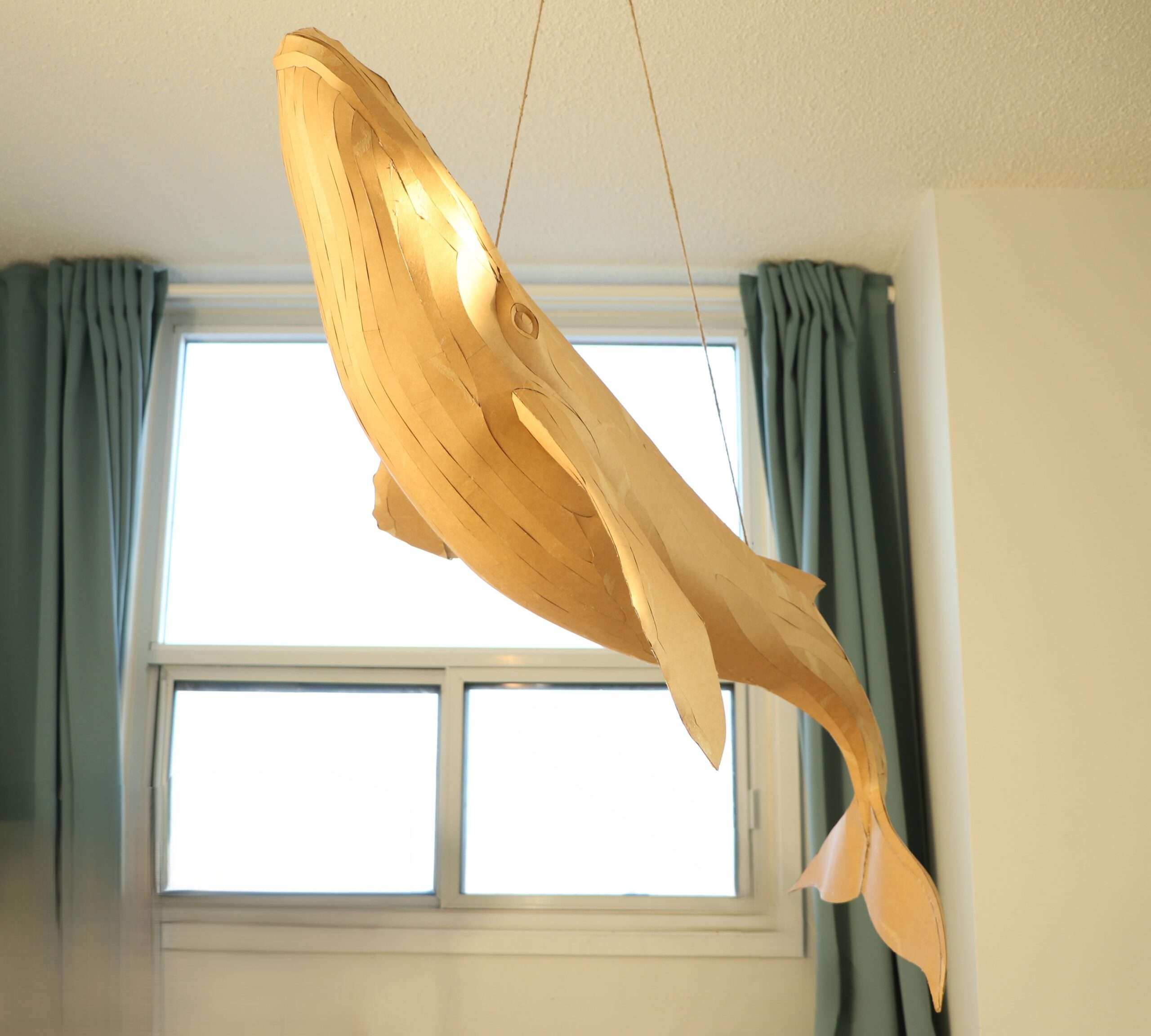 Whale Papercraft Sculpture Template — Paper & EVA Foam DIY Model, Pdf, Dxf, Svg - Image 8