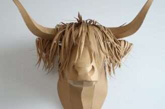 Highland Cow Wall Sculpture
