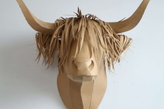 Highland Cow Wall Sculpture