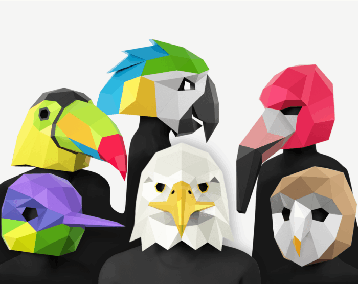 Bird Mask Set