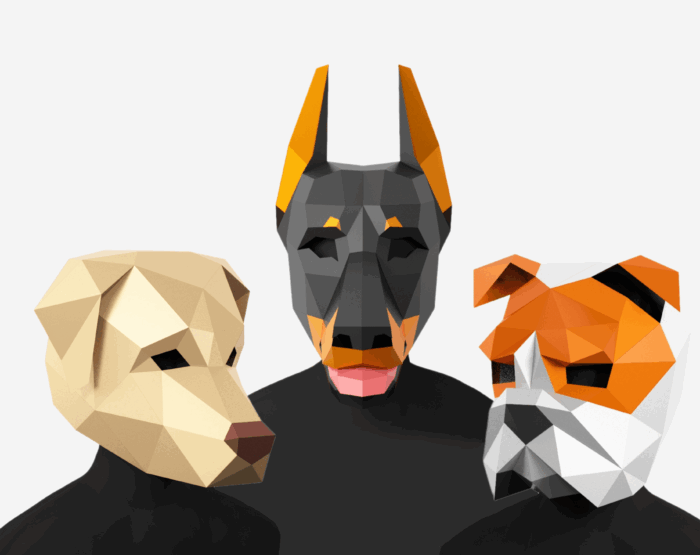 Dog Mask Set